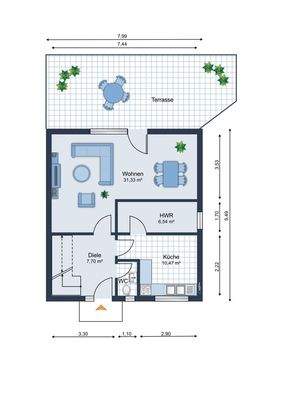Grundriss Erdgeschoss