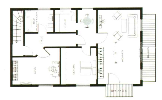 Grundriss DG Wohnung