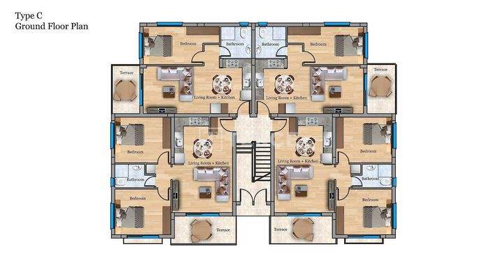 Brand New Properties Near Gazimağusa Center in North Cyprus