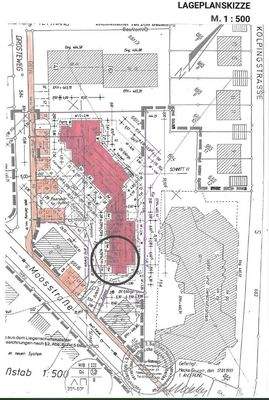 Lageplanskizze Moosstraße...