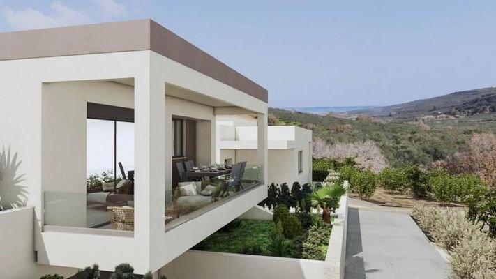 Kreta, Drakona: Neubau-Projekt! Einfamilienhaus mit Pool zu verkaufen