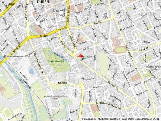 Geolyzer Kartenausschnitt