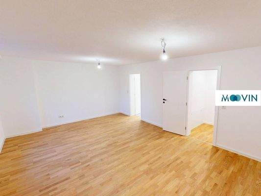 Ansicht III: Wohn- und Esszimmer