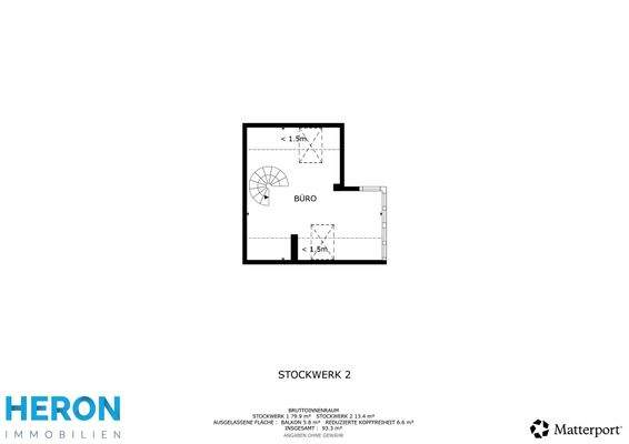 Grundriss Dachgeschoss 2