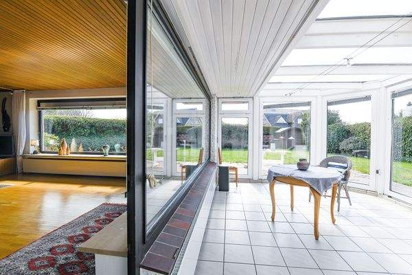 Blick Wohnzimmer / Wintergarten