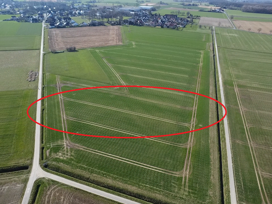 zu verkaufende Fläche (grob markiert)