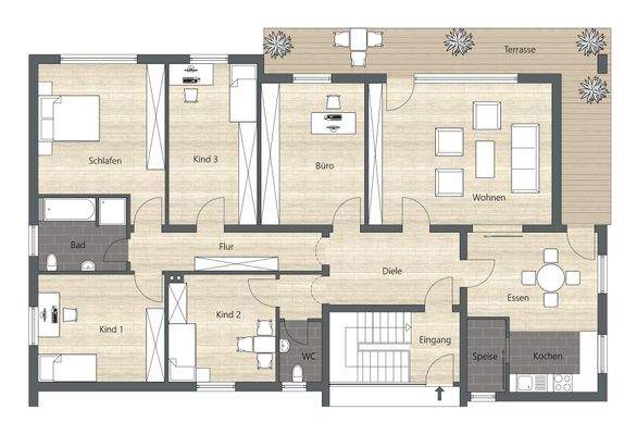 Grundriss Erdgeschoss