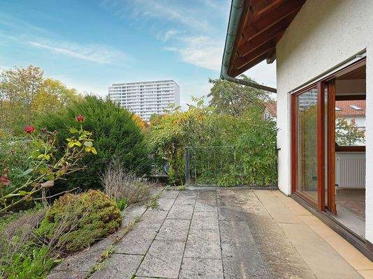 Nicht einsehbare Terrasse