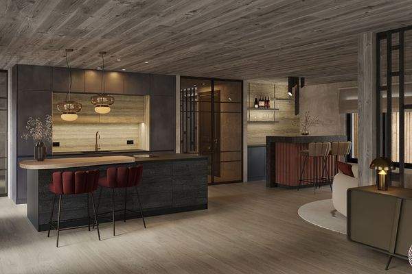 HAUS B_Wohnbereich-Küche