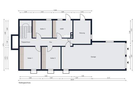Grundrisse Kellergeschoss