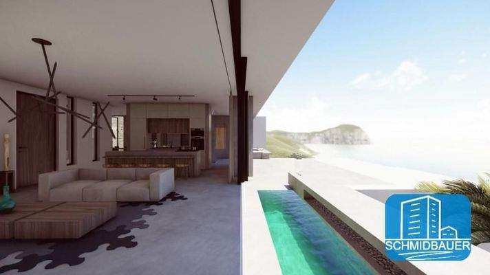 Kreta, Agios Pavlos: Riesiges Küstengrundstück mit Baugenehmigung zu verkaufen