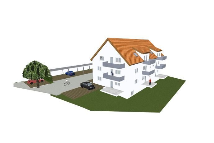 Hochwertige und energieeffiziente 3 Zimmer Neubauwohnung im Zentrum Buttenheims