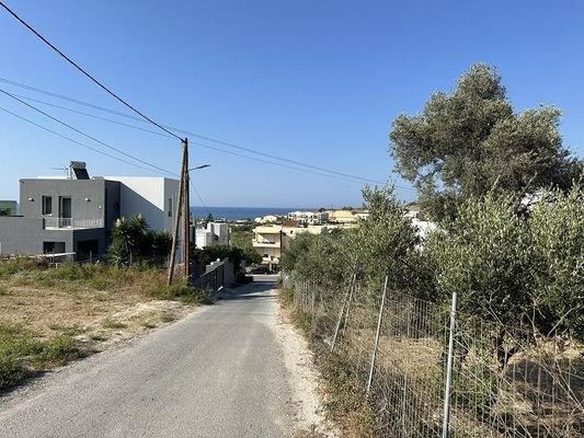 Kreta, Sfakaki: Grundstück mit Meerblick und Baugenehmigung für 3 Villas zu verkaufen