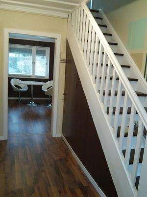 Treppe ins Dachgeschoß