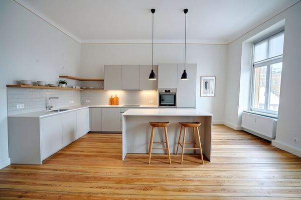 Küche digital möbliert