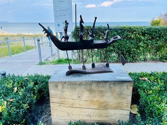 Kunst an der Promenade in Binz