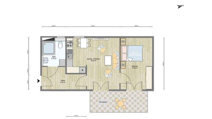 Grundriss - Barrierefreiheit