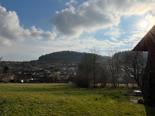 Aussicht (über Grundstück)
