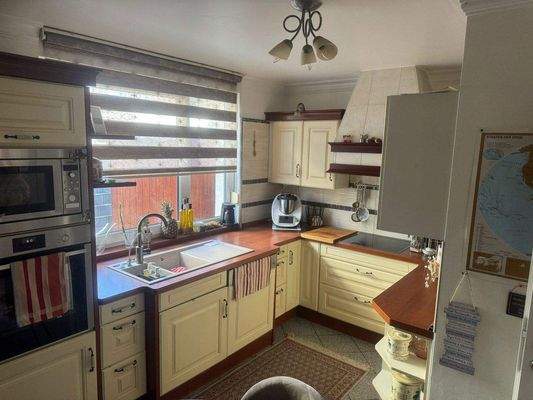 Räumlich abgetrennte Küche