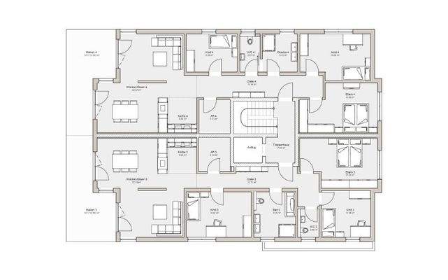 Grundriss Obergeschoss