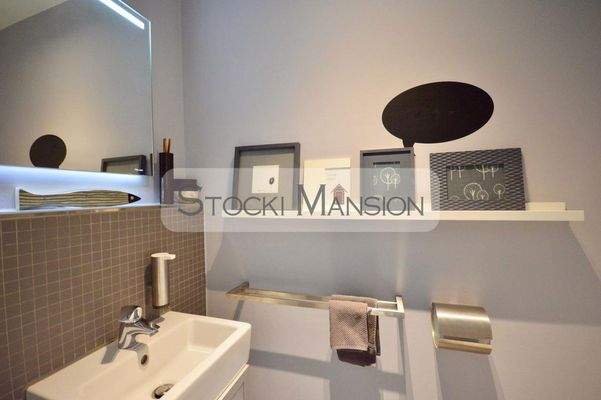 Trendiges Gäste-WC im EG