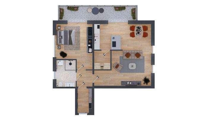 Haus 17 Obergeschoss