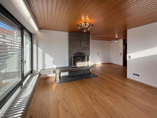 Wohnbereich mit Kamin