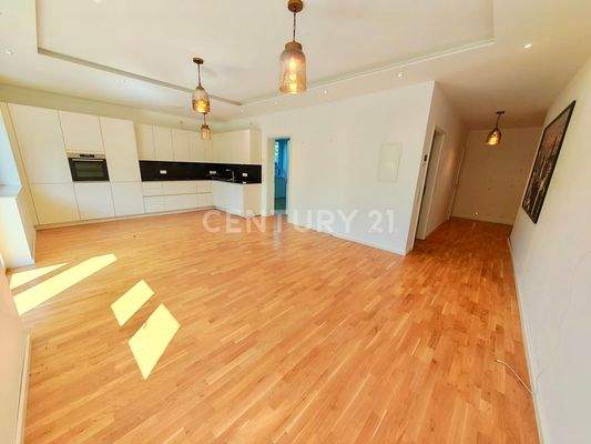 Wohnen, Essen, Kochen mit traumhaftem Eicheparkett