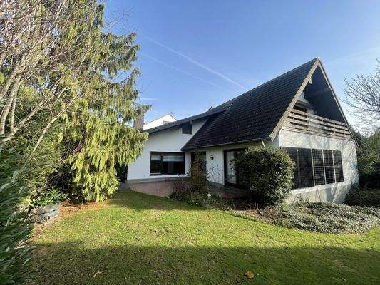 Blick auf die Terrasse & Garten (1)