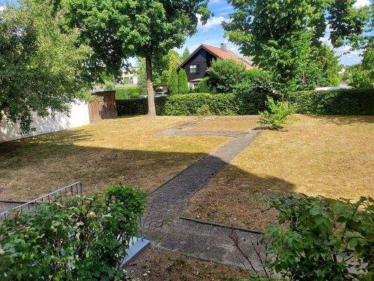 Blick in Garten Park