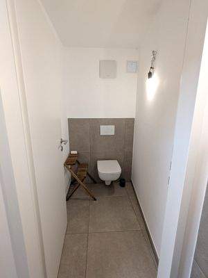 Toilette im Obergeschoss