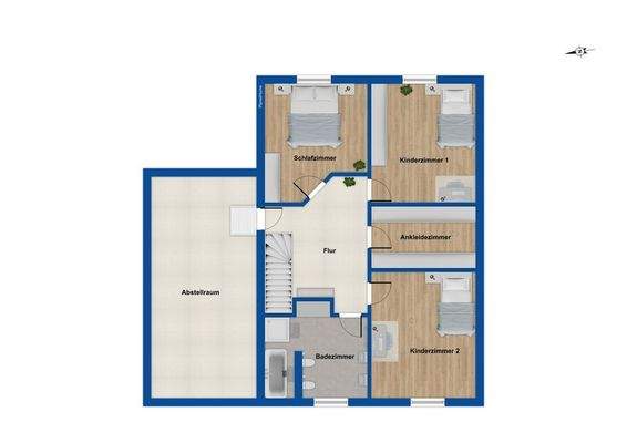 Grundriss Obergeschoss