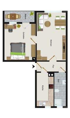 Grundriss ETW 201 W27