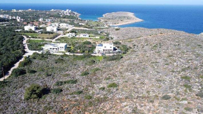 Kreta, Agios Onoufrios: Eckgrundstück mit Meerblick zu verkaufen
