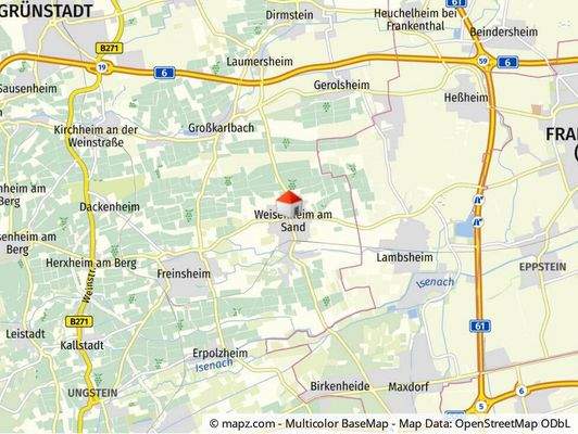 Geolyzer Kartenausschnitt