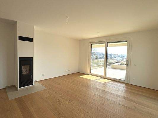 Kaminofen im Wohnbereich