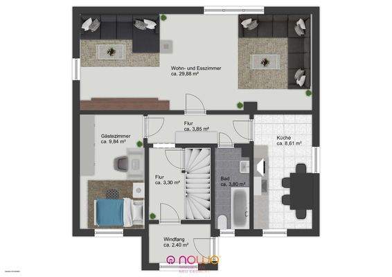 Grundriss Erdgeschoss