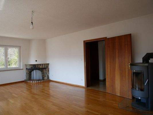Wohnen mit Holzeinzelofen im Erdgeschoss