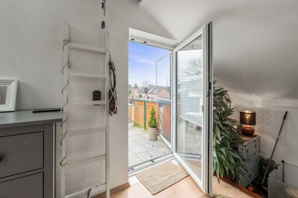 Zugang zum Balkon