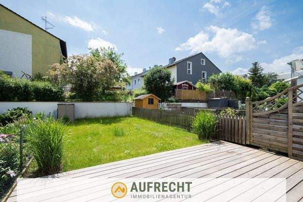 Garten und Terrasse in Süd-Ausrichtung