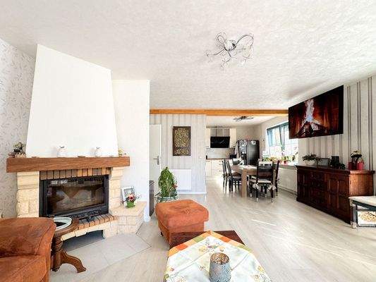 Ein offener Wohn-Essbereich