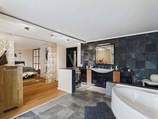 Wohnbereich im Untergeschoss 