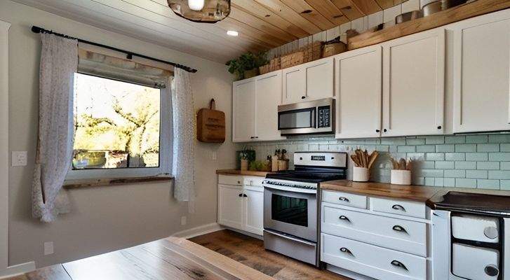 Küche nach Renovierung  (Hinweis: KI generiert) 