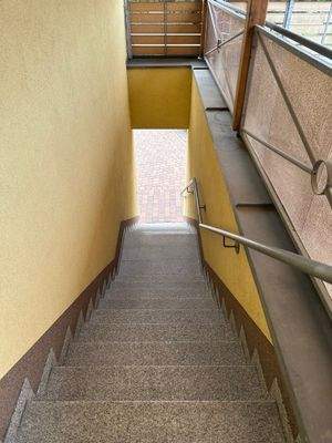 Treppe zur großen Dachterrasse