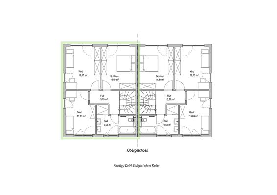 Obergeschoss DH Stuttgart_DHH links