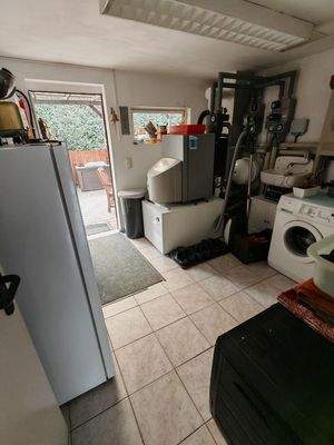 Heizung und Waschraum