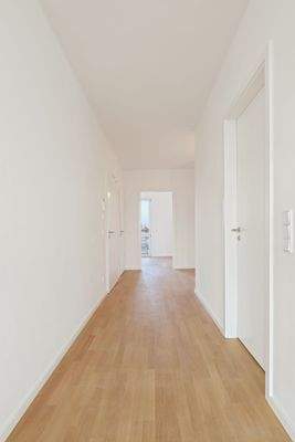 Heller moderner Flur