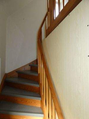 Treppe ins Dachgeschoss