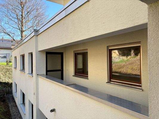 Laubengang für kurze Pausen