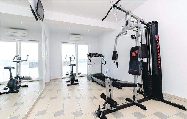 Fitnessbereich zum trainieren